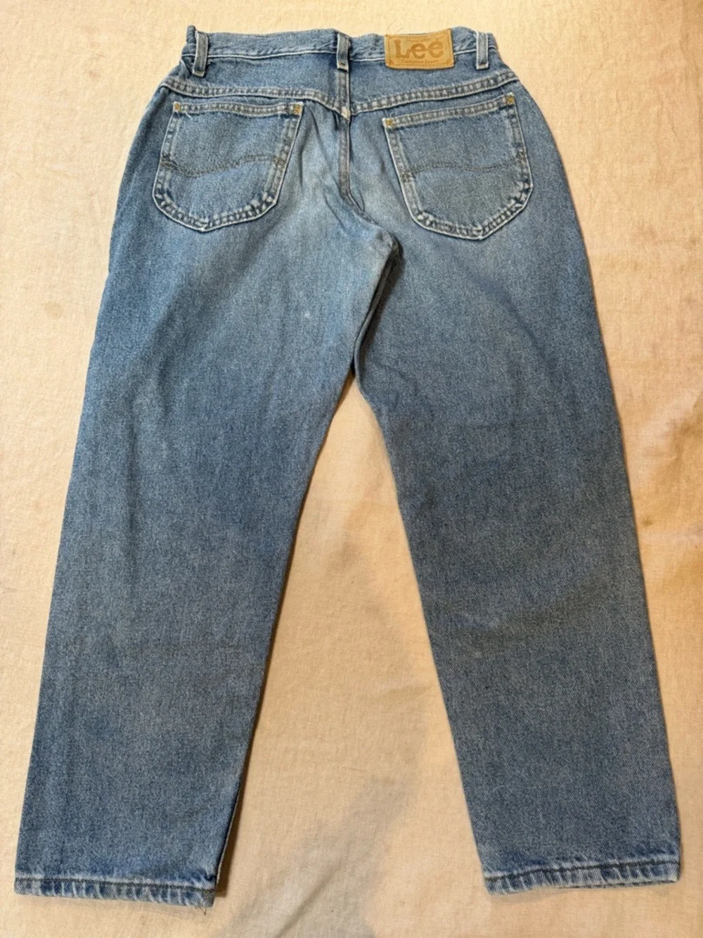 Vintage Y2K Lee Jeans High Rise Tapered Straight Cropped Denim Size 27
